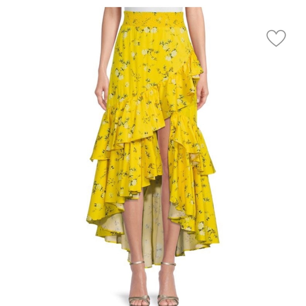 Alice and Olivia Cristina Floral Wrap Skirt